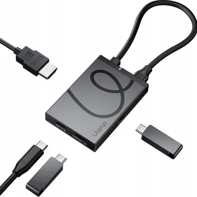 Productafbeelding van HUB 4-in-1 USB TYPE-C naar 1x HDMI 4K, 3x USB-C PD3.0, 10Gbps / Ulanzi H1