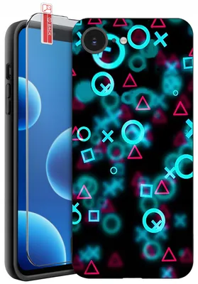 Obrázek produktu pro ETUI do iPhone 16e | WZORY | SILIKONOWE MATT CASE + SZKŁO 9H