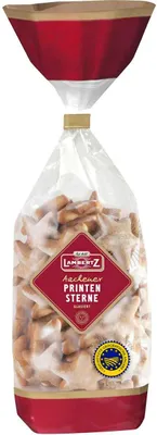 Produktbild von Lambertz Aachener Printen Sterne glasiert Prinzessprinten 150g