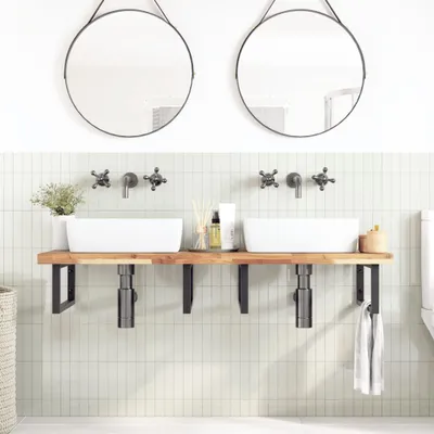 Immagine prodotto di vidaXL Piano di appoggio non trattato 140x50x4 cm in legno massiccio di acacia
