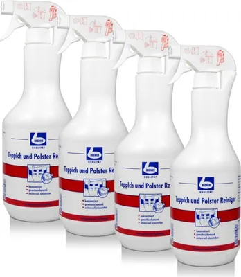 Produktbild von Dr. Becher Teppich und Polster Reiniger 1L gewebeschonend tensidfrei (4er Pack)