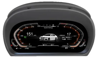 Produktbild von Digitales Armaturenbrett für kompakte Luxusfahrzeuge, Echtzeit-Navigation, kabellose Konnektivität, E81 E82 E87 E88 2006-2015