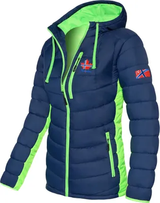 Immagine prodotto di Giacca invernale Nebulus MERIK donna, calda giacca outdoor, pratica e versatile giacca invernale e di transizione, P4805 - donna, navy-lime, S/36