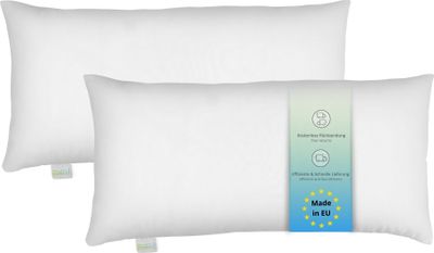 Bodyprotect ECOLine Kopfkissen, 40 x 80 cm, 2er Set, 100% Mikrofaser, für Allergiker geeignet