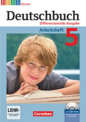 Obrázek produktu pro Deutschbuch 5. Schuljahr. Arbeitsheft mit Lösungen und Übungs-CD-ROM. Differenzierende Ausgabe Hessen