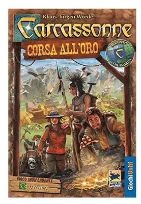 Immagine prodotto di Carcassonne: Corsa All'Oro – Gioco da tavolo – Giochi Uniti – 2-5 giocatori – 8+