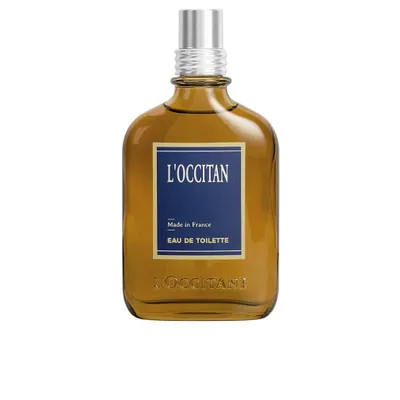 A bottle of L'Occitane Homme L'Occitan Eau de Toilette.