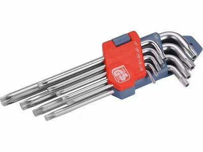 Produktbild von Extol Premium, 6601, klucz TORX L, zestaw 9 szt