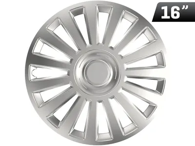 Imagen del producto de Kołpak Luxury silver 16``, 1 szt.