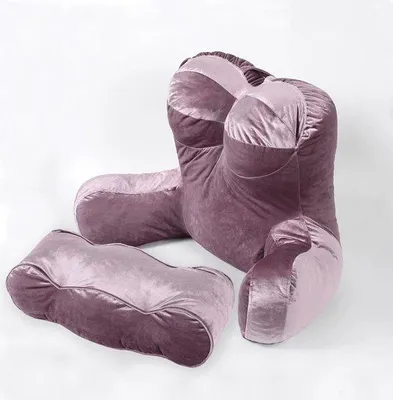 Productafbeelding van Famanu Leeskussen, ergonomisch ontwerp - roze