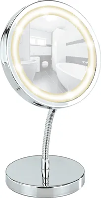 Produktbild von WENKO LED Kosmetik Schmink Spiegel Make UP Stand3fach Vergrößerung BROLO