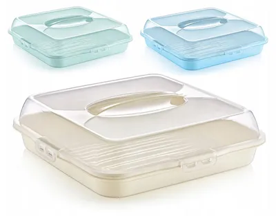 Image de Tragar Récipient carré pour gâteau 35 cm