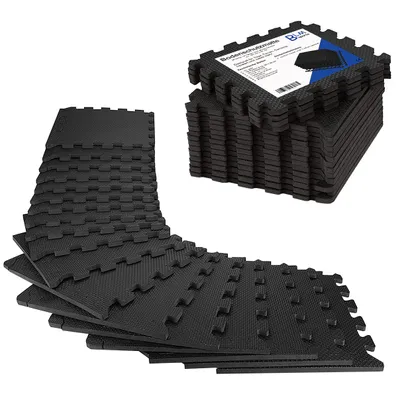 Produktbild von Bodenschutzmatte Fitness Puzzlematte Fitnessmatte Schutzmatte Matte EVA 54 tlg.