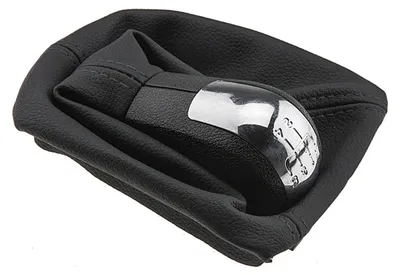 Imagen del producto de Pomo de cambio con fuelle, para Skoda Octavia 2, cromado, 5 velocidades