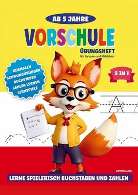 Produktbild von Vorschule Übungsheft ab 5 Jahre für Jungen und Mädchen