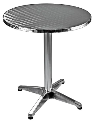 Produktbild von Runder Alu Bistrotisch Ø 60 cm - H 70 cm