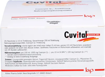 Zdjęcie produktu dla Cuvital liposomal 100 roztwór do picia, 25 fiolek