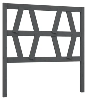 Obrázok produktu pre vidaXL Čelo postele Grey 81x4x100 cm Masívne borovicové drevo