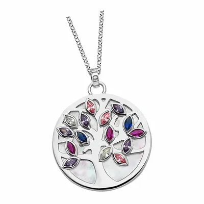 Produktbild von Lotus Silver Zirkonia Halskette 925 Silber LP1891-1/1 Lebensbaum JLP1891-1-1