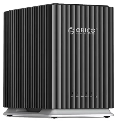 Obrázok produktu pre Externé puzdro pre pevné disky, 5 slotov, USB 3.1 Typ-C, čierna farba