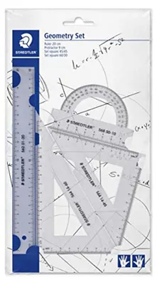 Obrázok produktu pre Súprava pravítok STAEDTLER 569 PB transparentná
