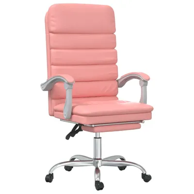 Produktbild von Bürostuhl mit Massagefunktion Rosa Kunstleder