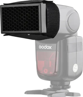 Produktbild von Universal Kamera Blitz Wabengitter Metall Zubehoer Ersatz fuer Canon Nikon Sony Godox Yongnuo Speedlite Einfache Installation