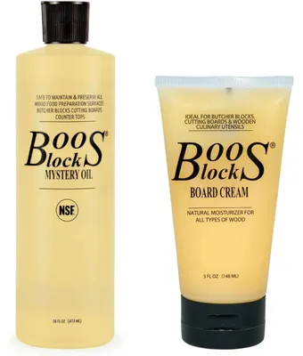 Immagine prodotto di Set di olio e cera per taglieri Boos Block - Olio per taglieri