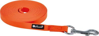 Produktbild von Petlando Trekking Schleppleine Fährtenleine 5m x 1,5cm breit orange