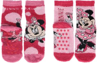 Immagine prodotto di Calzini per bambini di Minnie Mouse - confezione da 2 calzini soffici e coccolosi 27/30