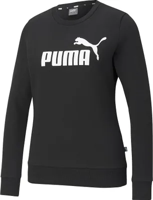 Produktbild von Puma Damen Sweatshirt ESS Logo Crew schwarz S - sportlicher Pullover Polyester