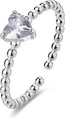 Produktbild von Fingerringen   Solitärring Sagapò Silber Verstellbar  Kollektion Dazzly - frau