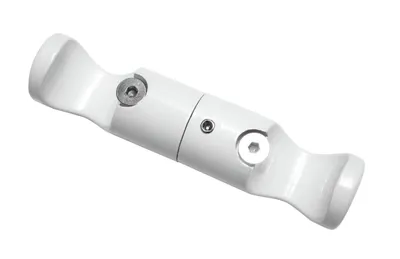 Produktbild von Gardinia Deckenträger Adapter für Ø 20 mm weiß 6 cm