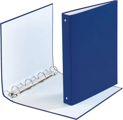 Produktbild von DONAU 3737001F-10 Ringmappe, A4, 4-Ring, 30mm, blau