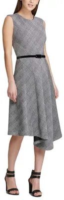 Produktbild von DKNY Damen Kleid elegant asymmetrisch M
