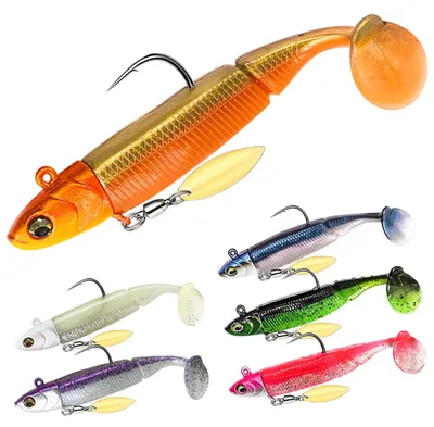 Immagine prodotto di Solidchoice - Set di 6 galleggianti in gomma per la pesca a predatori