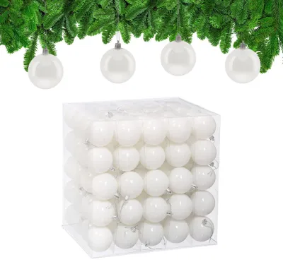 Produktbild von 100er Set glänzende Christbaumkugeln