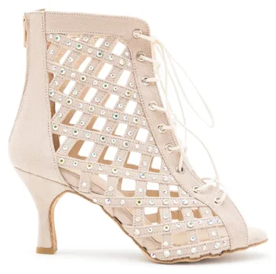 Produktbild von Dancing Queens Magnet Glow Tanzschuhe Wildleder - Absatz 7.0 cm flare & Outdoor-Sohle