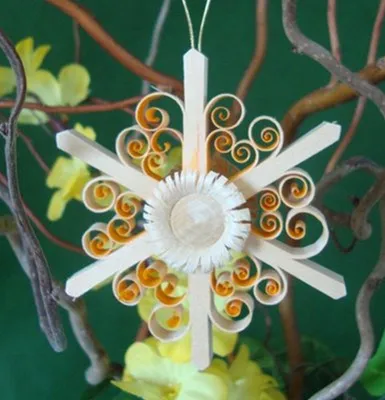 Produktbild von Strauchbehang Spanstern Orange BxHxT=8x8x2cm NEU