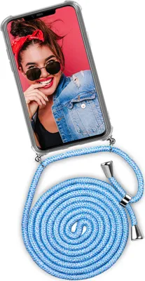 Produktbild von TWIST-Case + TWIST-Cord für Huawei Mate 20 Pro, Farbe:Chilly Jeans (Silber)