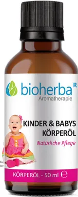 Produktbild von Bioherba Kinder & Babys Körperöl Pflegeöl mit Lavendel & Mandel 50 ml
