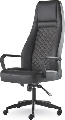 Produktbild von Bürostuhl Schwarz Drehsessel Arbeitszimmer Modern Büro Rollen Leder