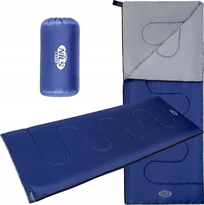 Zdjęcie produktu dla Śpiwór NILS Camp NC2002 szary/granatowy