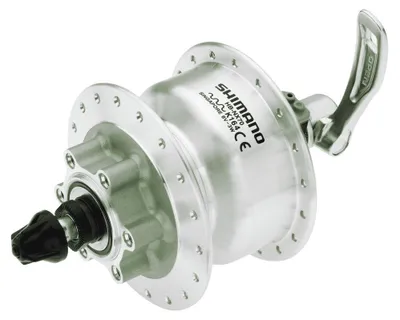 Zdjęcie produktu dla SHIMANO EDH3D32ASG5 piasta dynamo "DH-3D32" Disc 6-otworowa, 3 W, 100 mm, 36 otworów, srebrna