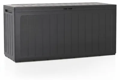 Image de InAndOutdoorMatch - Boîte de rangement pour jardin - 280 litres - Anthracite, Image générée par une IA
