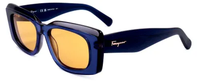Produktbild von Ferragamo SF1079S Blue grey 54/18/140 Damen Sonnenbrillen