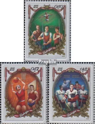 Produktbild von Briefmarken Lettland 2016 Mi 1001-1003 (kompl.Ausg.) postfrisch Sportler
