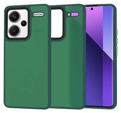 Obrázok produktu pre Techsuit HaloFrost Series puzdro pre Xiaomi Redmi Note 13 Pro+ 5G – temnozelené