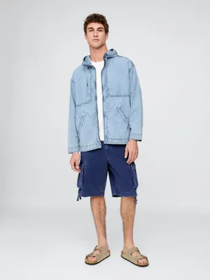 Produktbild von GAP Oversize-Ripstop-Jeansjacke 767470-00__M