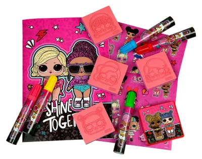 Image de Méga set de tampons LOL Surprise - Le plaisir créatif des tampons pour les enfants
